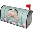 thumbnail image 2 of Easter Bunny Eggs Mailbox Cover Mailbox Wraps, Waterproof Mailbox Covers Magnetic Post Box Cover Large Size 25.5"(L) x 21"(W) Garden Yard Outside Farmhouse Home Decor, 2 of 6