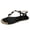 Black, variant on VerPetridure Women's Thong Flip Flops Breathable Lightweight Flat Buckle Sandals With Toes And Ankle Straps Shoes