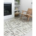 thumbnail image 2 of Loloi Maddox Printed Cowhide Patchwork Ivory / Grey Area Rug, 2 of 7