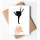 thumbnail image 1 of Sports Dance Dancer performance art Nota en blanco del sobre de la tarjeta de agradecimiento, 1 of 4