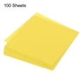 thumbnail image 3 of Uxcell Origami Paper Double Sided for Art Craft Project Beginner 100 Sheets Lemon Yellow 3x3 inch, 3 of 5