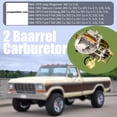 thumbnail image 2 of Carburador con junta de montaje compatible con V8 302 351 2, 2 of 8