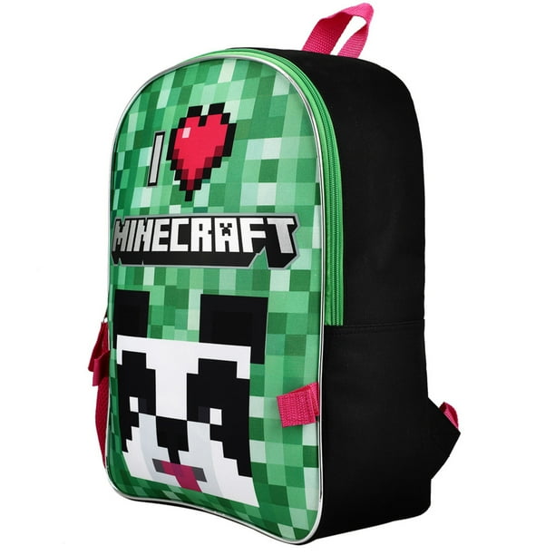 Panda backpack top and lunchbox