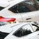 thumbnail image 4 of 1 par de accesorios de decoración de rejilla de ventana trasera de coche aptos para Ford Focus ST RS MK3 12-18 negro brillante, 4 of 6