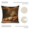 thumbnail image 4 of pumpkins cornucopia harvest Linen toss pillowcase decoration pillowcase gifting preferred 24x24 inch cushion cover sofa pillowcase sofa bedroom living room car, 4 of 8