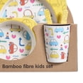 thumbnail image 3 of Juego de Vajilla Jadeshay Infantil Fibra de Bambú Con Dibujos Animados, 3 of 5