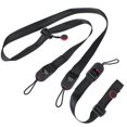thumbnail image 1 of Black Camera Strap Set - 2 Black Neck Straps, 1 Black Shoulder Strap, 1 Adjustable Wrist Strap for Canon Nikon Sony DSLR, 1 of 5