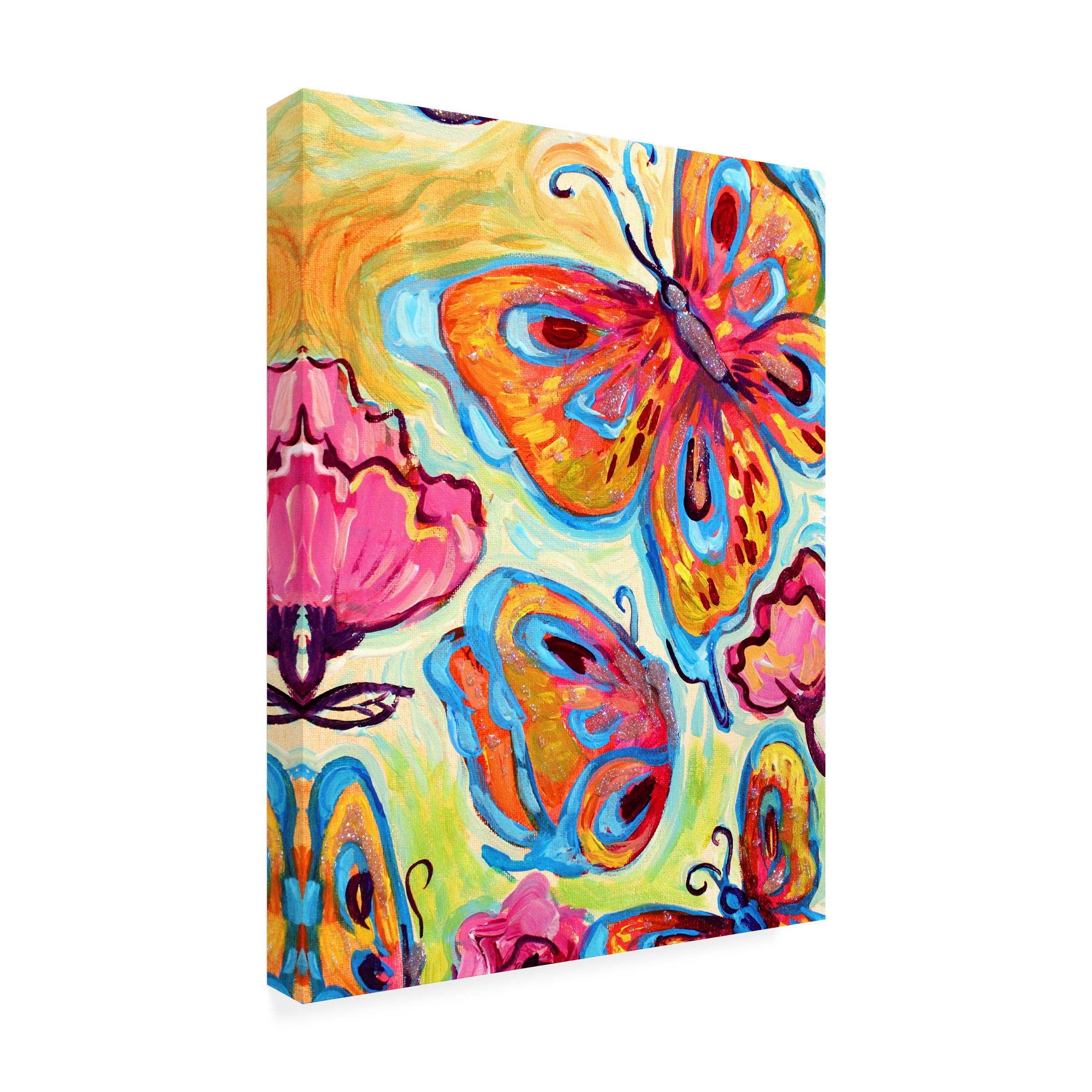 Canvas Wall Art - Natasha Wescoat 'Harmony In Light 2' Wall Art for Living Room, Bedroom, or Office DÃ©cor by Trademark Fine Art - 35 x 47 Inches