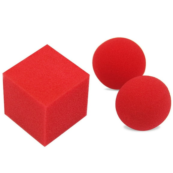 Ciwanning 1.77/1.97" Gag for Kids/Adults Sponge Ball Mystery Favor for Creative Supplies Appearing Magie Game