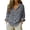Dark Gray, variant on Duoif Womens Tops Womens Cotton Linen Shirt V Neck Button down Roll up Long Sleeve Lapel Blouse Tops 2026 Dark Gray XXL