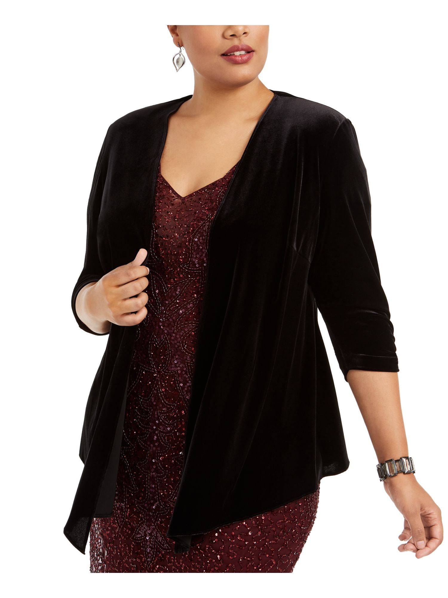 black evening cardigans