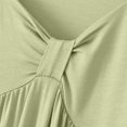thumbnail image 5 of Xixinqiwan Women's Plus Size Nightgown Modal Cotton Nightdress Short Sleeve Sleepwear Summer V Neck Long Nightwear Green L, 5 of 6