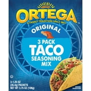 Ortega 3 Pack Original Taco Seasoning Mix