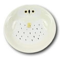thumbnail image 3 of Pack Of 4 White Whimsical Owl Ceramic Salad Entree Deep Plates Or Shallow Bowls, 3 of 5