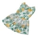 thumbnail image 3 of Vestido de verano para perro, moderno y exquisito estampado de hojas, bonito vestido para cachorros y gatos, talla L, 3 of 14