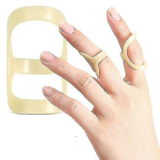 A15 Férula para dedo, anillo fijo ajustable, estabilizador de articulación de dedo roto, Protector de férula para dedo, alisado de artritis, 10 Uds.
