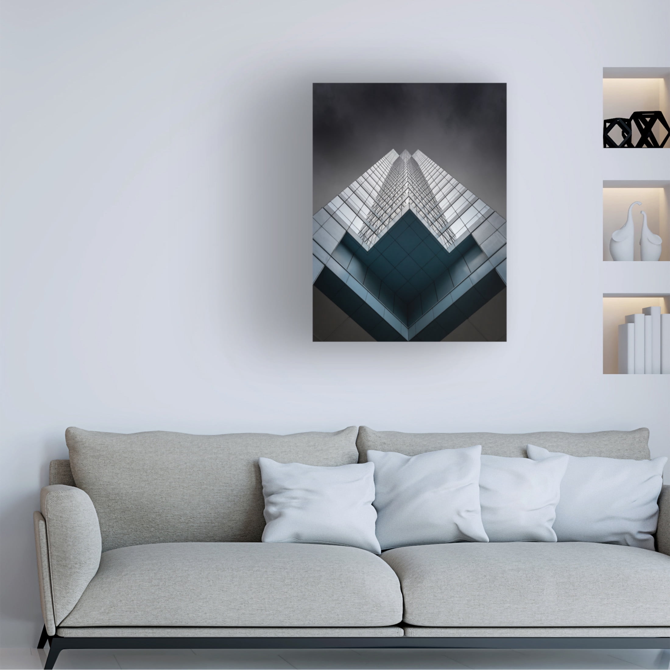 Trademark Fine Art David Chiodo Alien Giant Canvas Wall Art