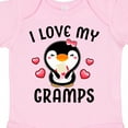 thumbnail image 4 of Inktastic I Love My Gramps with Cute Penguin and Hearts Girls Baby Bodysuit, 4 of 5