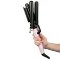 thumbnail image 3 of Aria Beauty The Waver, 3 Barrel Hair Waver, Pink Marble, 1 Pc, 3 of 5