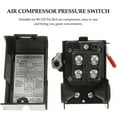thumbnail image 4 of MesaSe Air Compressor Pressure Switch Air Compressor Heavy Duty Replacement Switch, 4 of 9