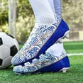 thumbnail image 4 of Men's Indoor Soccer Shoes Football Cleats Low-Tops Lace-Up Non-Slip Spikes Sports Athletic Futsal TF Turf Sneaker, 4 of 8