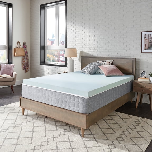 Sealy TrueForm Gel-Infused Cooling Memory Foam Mattress Topper, 2 or 3 inches
