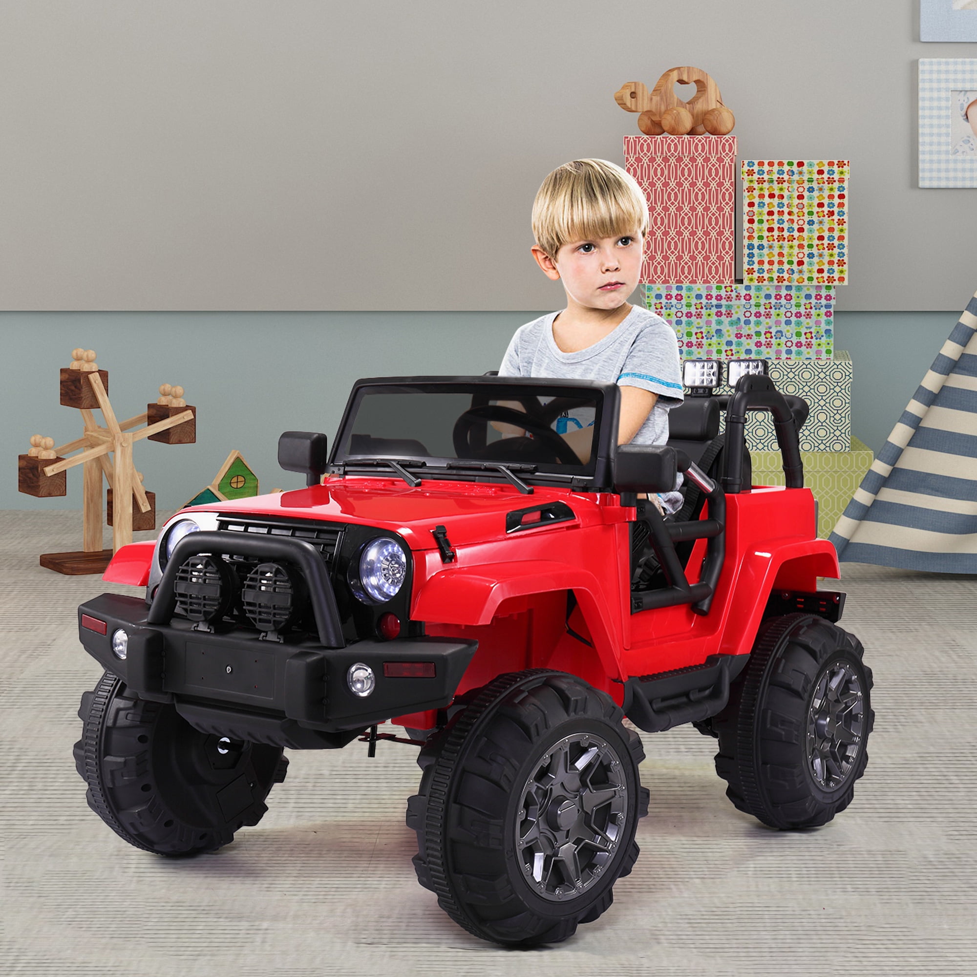 Kepooman Toys for Kids 12V Electric Car with Remote Control – Ride On Toys with Open Doors, MP3 Music for Under 12 years old Toddler, Battery-Powered Kids Electric Ride On Truck Car, Red Kepooman Toys for Kids 12V Electric Car with Remote Control – Ride On Toys with Open Doors, MP3 Music for Under 12 years old Toddler, Battery-Powered Kids Electric Ride On Truck Car, Red