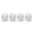 Silver, variant on NFTIGB 4Pcs Flat Top Metal Potentiometer Knobs Electric Guitar Bass Volume Tone Control Knobs Replacement Parts Instrument Accessories 0.72x0.70 inches / 18.4x17.8 mm Silver