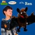 thumbnail image 3 of Living Puppets: Ren The Flying Bat - 26" Plush Hand Puppet, Handmade Pal, Moving Mouth, Soft Animal Companion Character, Play & Develop Toy, Kids 3+, 3 of 8