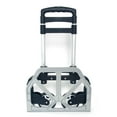 Zimtown Folding Trolley Luggage Dolly Cart Height Adjustable Aluminum