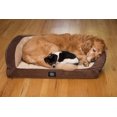 thumbnail image 4 of Serta Canapé Ortho Matelassé pour Animaux, Grand, Moka, 4 of 5