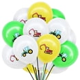 thumbnail image 4 of Globos de látex con temática de tractor de construcción, excavadora, camión, vehículo, baby shower, suministros para fiestas de cumpleaños de niños, 10/30 unidades, 4 of 5