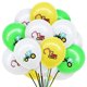 thumbnail image 3 of Globos de látex con temática de tractor de construcción, excavadora, camión, vehículo, baby shower, suministros para fiestas de cumpleaños de niños, 10/30 unidades, 3 of 4