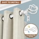 thumbnail image 5 of Barra de Cortina KAMANINA Ajustable 81-305 cm Metal Blanco, 5 of 9