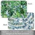 thumbnail image 5 of CounterArt Green Palms  Reversible Easy Care Plastic Placemat 4-Pack, 5 of 8