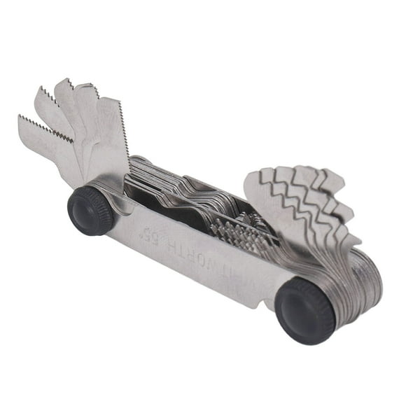 Metric Imperial Screw Gauge, Versatile Metric Imperial Thread Gauge Check Size Strong With Locking Device For Measurement