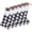 White and Black, variant on Miaocao Christmas Buffalo Plaid Stockings,6 Pack 18 Inches Large Black White Plaid Stockings