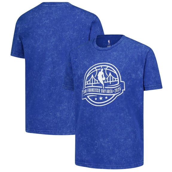 Youth Outerstuff Royal NBA 2025 All Star Game Box and One Mineral Wash T-Shirt