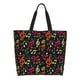 thumbnail image 1 of Fotbe Music Notes Bolsa Tote Estética de Lona con Estampado para Mujer - Bolsa Reutilizable de Hombro Casual para Vacaciones, Compras, Trabajo y Gimnasio, 1 of 8