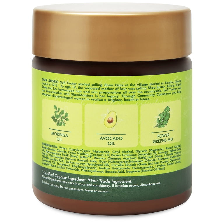 SheaMoisture Moringa & Avocado Power Greens Conditioner, 8 oz photo 3