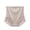 Coffee, variant on Women's Floral Jacquard Underwear Lace Trim Tummy Control Body Shaper Breathable Bridal Shapewear Panties 2XL