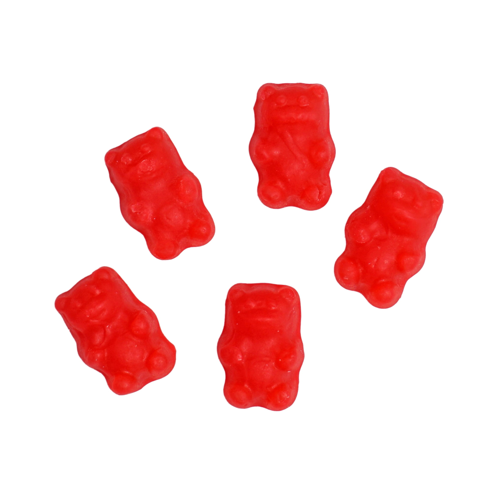 Juju Cinnamon Bears, 5 Pound Bulk Bag, Firm & Chewy Candy, Cinnamon Candy, Red Candy, The Hampton Candy Company