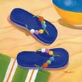 thumbnail image 2 of Brent, Paul 15x15 Gold Ornate Wood Framed with Double Matting Museum Art Print Titled - Purple Flip Flops, 2 of 4