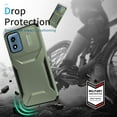 thumbnail image 2 of Dteck Case for Motorola Moto G Play 4G 2024, Shockproof Anti-Slip Case with Slide Lens Heavy Duty Protective Armor Cover Case for Moto G Play 4G 2024, Darkgreen, 2 of 6