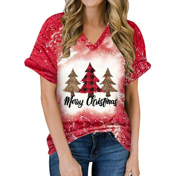 Playeras navideñas para mujer sale