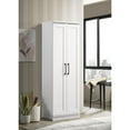 thumbnail image 5 of Lilola Home Evelyn 2-Door Engineered Wood Storage Cabinet in White, 5 of 7