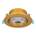 thumbnail image 1 of Estevez luminario LED empotrable SWING LED, 7W, 3000K luz cálida, oro, 1 of 5