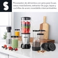 thumbnail image 2 of Licuadora Procesador Alimentos Profesional 21 Piezas 1.2lt Color Plateado, 2 of 7
