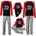 thumbnail image 2 of KASAAS Pijamas de Navidad para la familia Pjs conjuntos a juego para mujeres hombres divertidos trajes de Navidad para parejas, 2 of 3