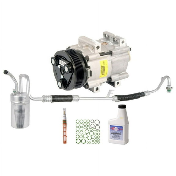 For Ford Taurus and Mercury Sable 2001 OEM AC Compressor w/ A/C Repair Kit - BuyAutoParts